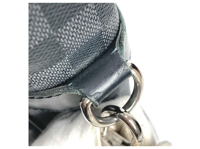 Borsa Tote Tadao Damier Graphite Louis Vuitton Nero - vista 12