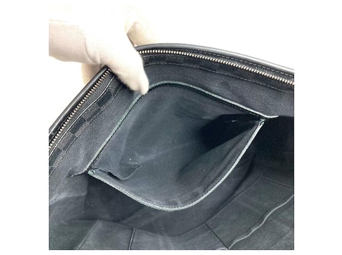 Borsa Tote Tadao Damier Graphite Louis Vuitton Nero - vista 15