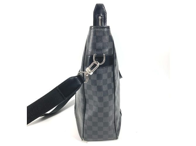 Borsa Tote Tadao Damier Graphite Louis Vuitton Nero - vista 3