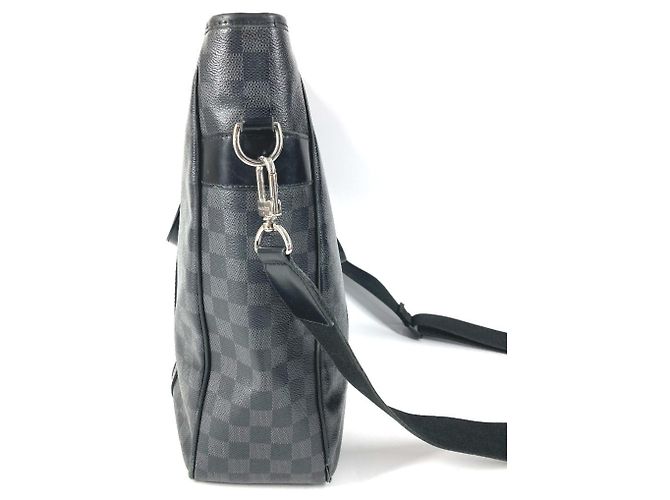 Borsa Tote Tadao Damier Graphite Louis Vuitton Nero - vista 4