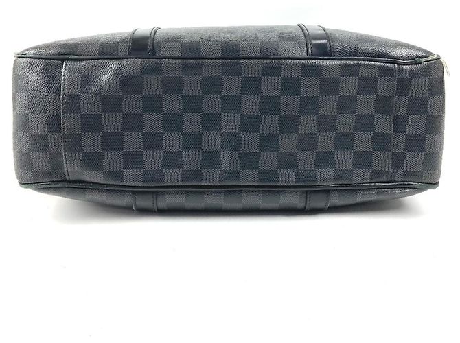 Borsa Tote Tadao Damier Graphite Louis Vuitton Nero - vista 5