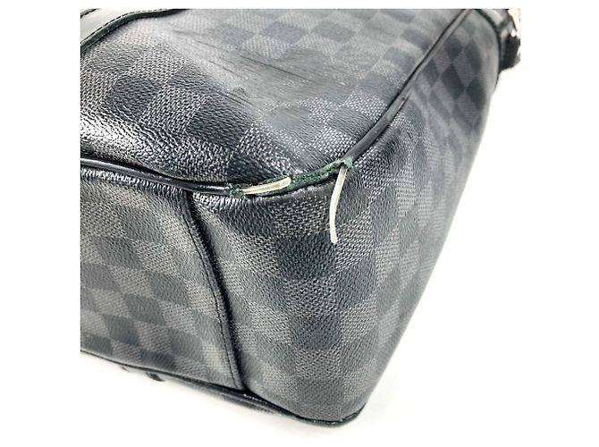 Borsa Tote Tadao Damier Graphite Louis Vuitton Nero - vista 6