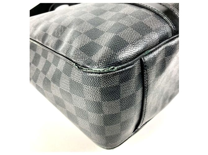 Borsa Tote Tadao Damier Graphite Louis Vuitton Nero - vista 7