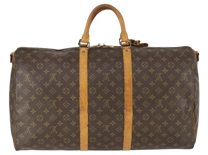 Louis Vuitton Keepall Monogram Canvas 55 Marrone - vista 2