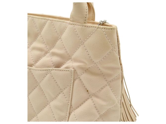Borsa Tote Chanel Matelassé Coco Mark Reissue Rosa - vista 9