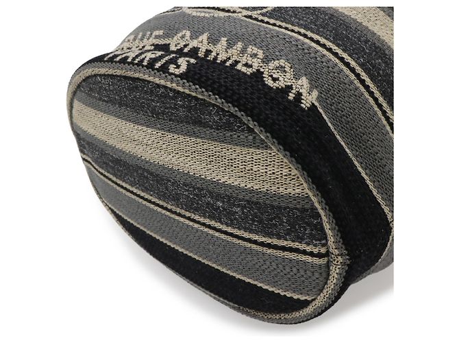 Borsa a Spalla Deauville Border di CHANEL Nero Multicolore - vista 4