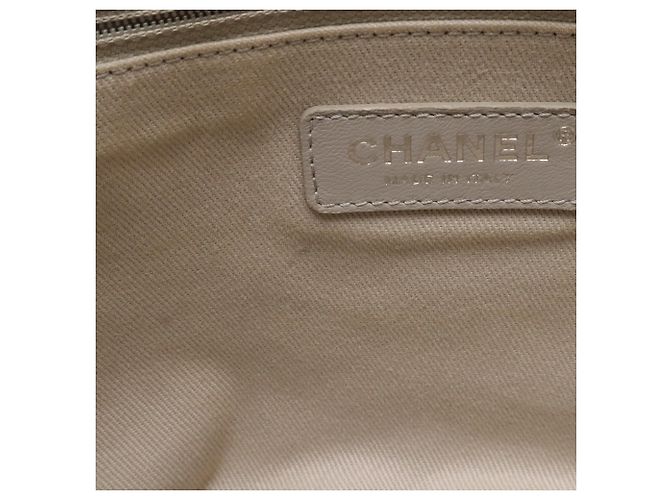 Borsa a Spalla Deauville Border di CHANEL Nero Multicolore - vista 8