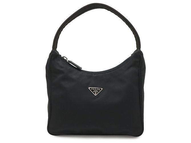 Pochette Borsa Triangolo Prada - Borsa in Nylon Nera (Nero) - vista 2