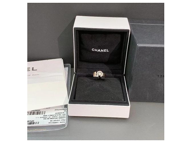 Anillo Chanel No 5 de oro rosa y diamante talla 50 Dorado - vista 6