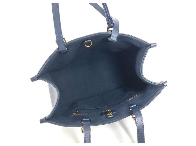 Borsa OnTheGo MM Sailor's Knot Nautical di Louis Vuitton Bianco Blu navy - vista 12