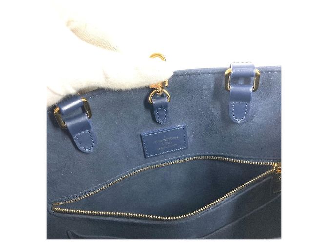 Borsa OnTheGo MM Sailor's Knot Nautical di Louis Vuitton Bianco Blu navy - vista 13
