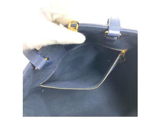 Borsa OnTheGo MM Sailor's Knot Nautical di Louis Vuitton Bianco Blu navy - vista 14