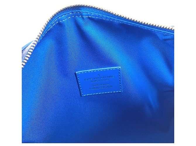 Soft Trunk Schultertasche Monogram Clouds von Louis Vuitton Weiß Blau - Ansicht 11