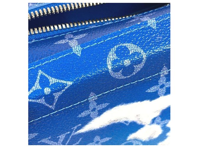 Soft Trunk Schultertasche Monogram Clouds von Louis Vuitton Weiß Blau - Ansicht 13