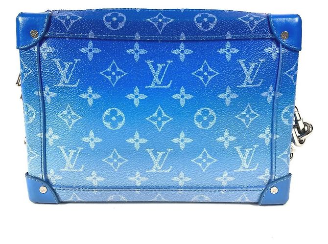 Soft Trunk Schultertasche Monogram Clouds von Louis Vuitton Weiß Blau - Ansicht 2