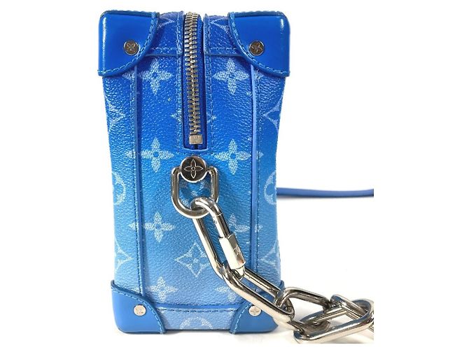 Soft Trunk Schultertasche Monogram Clouds von Louis Vuitton Weiß Blau - Ansicht 4