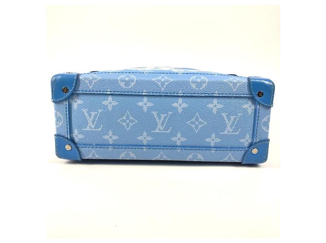 Soft Trunk Schultertasche Monogram Clouds von Louis Vuitton Weiß Blau - Ansicht 5