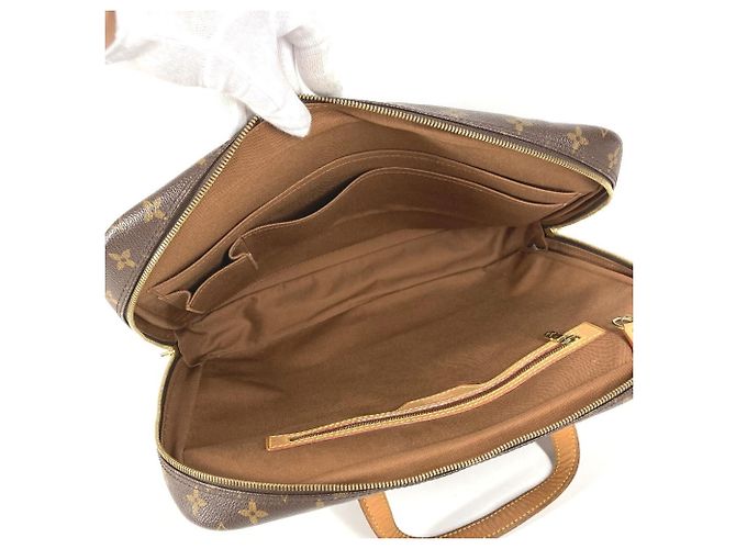 Borsa Tote Monogram Louis Vuitton Marrone - vista 10