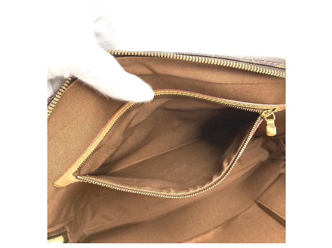 Borsa Tote Monogram Louis Vuitton Marrone - vista 12