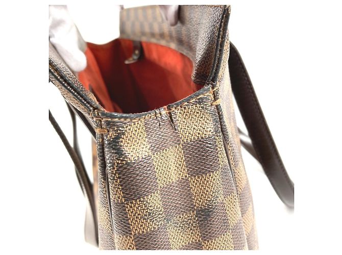 Borsa Tote Louis Vuitton Damier Parioli PM Marrone - vista 13
