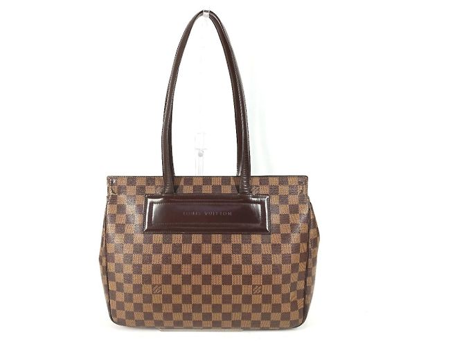 Borsa Tote Louis Vuitton Damier Parioli PM Marrone - vista 2