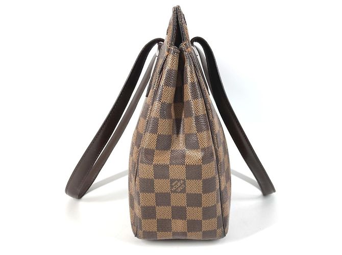 Borsa Tote Louis Vuitton Damier Parioli PM Marrone - vista 3