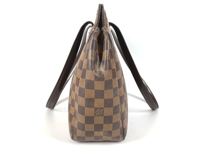 Borsa Tote Louis Vuitton Damier Parioli PM Marrone - vista 4
