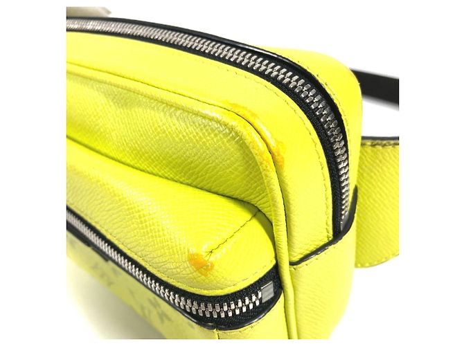 Borsa Messenger Taigarama Gialla Louis Vuitton Giallo - vista 14