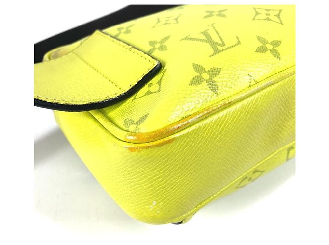 Borsa Messenger Taigarama Gialla Louis Vuitton Giallo - vista 7
