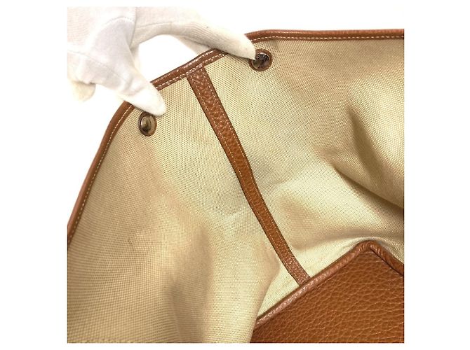 Hermès Garden Party MM Toile Sole H Beige - vista 15