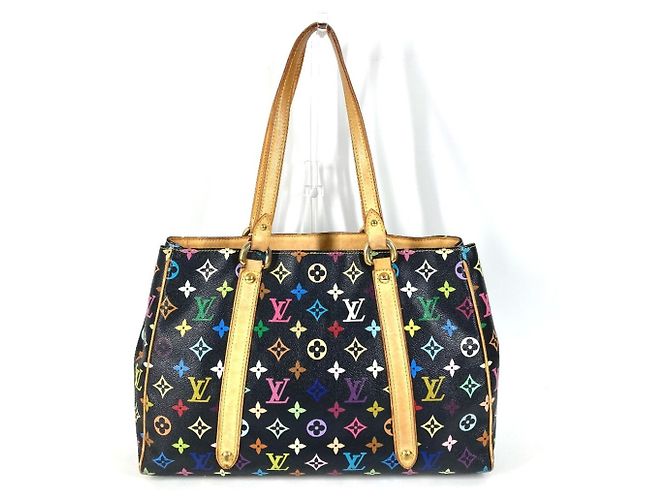 Louis Vuitton Monogram Multicolore Aurelia MM Tote Bag Black Multiple colors - view 2