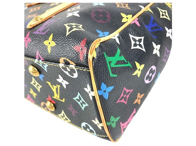 Louis Vuitton Monogram Multicolore Aurelia MM Tote Bag Black Multiple colors - view 6