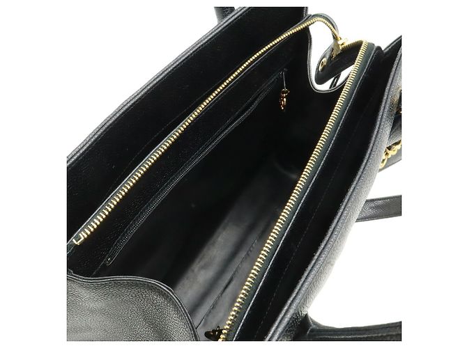 Sac à main Chanel Chevron V-Stitch Noir - vue 7