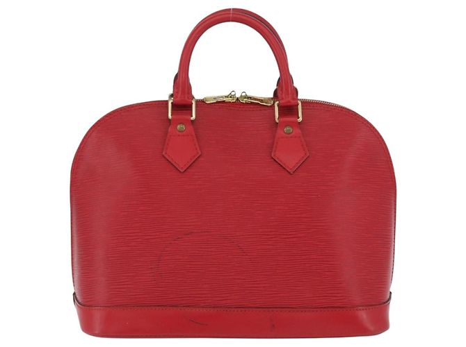 Louis Vuitton Alma Epi Leather PM Rosso - vista 2