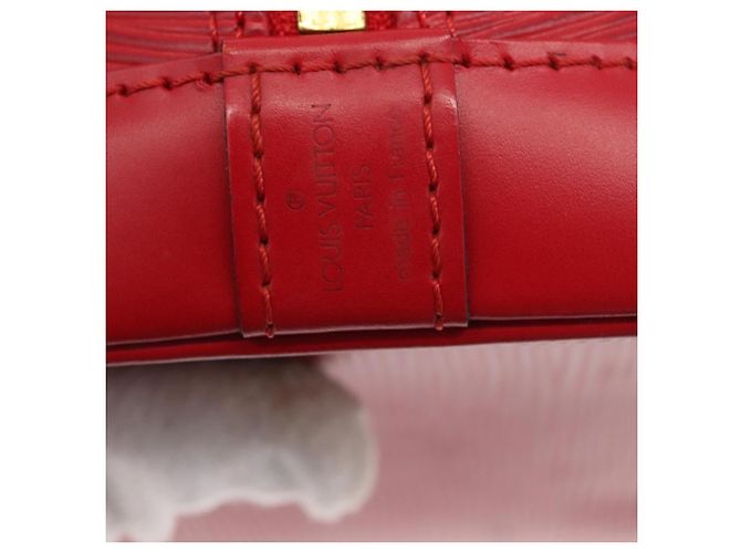 Louis Vuitton Alma Epi Leather PM Rosso - vista 7