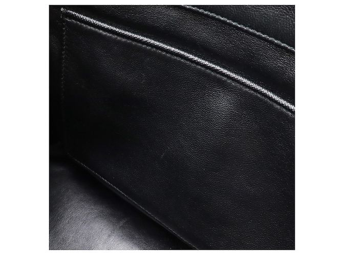 Bolso de mano triangular a rayas Galleria de Prada Negro Blanco - vista 8