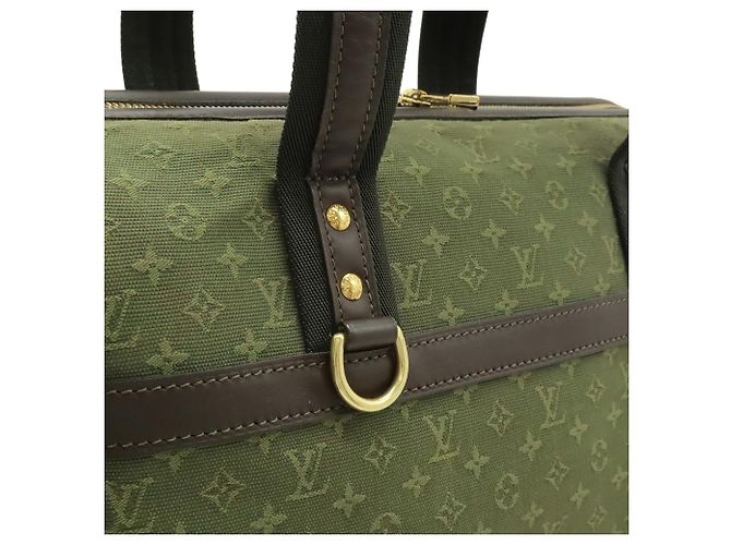 Borsa Tote Louis Vuitton Monogram Mini Josephine GM Cachi - vista 9