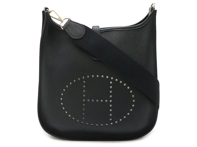 Borsa a Spalla Hermès Evelyne II 2 PM Nero - vista 2