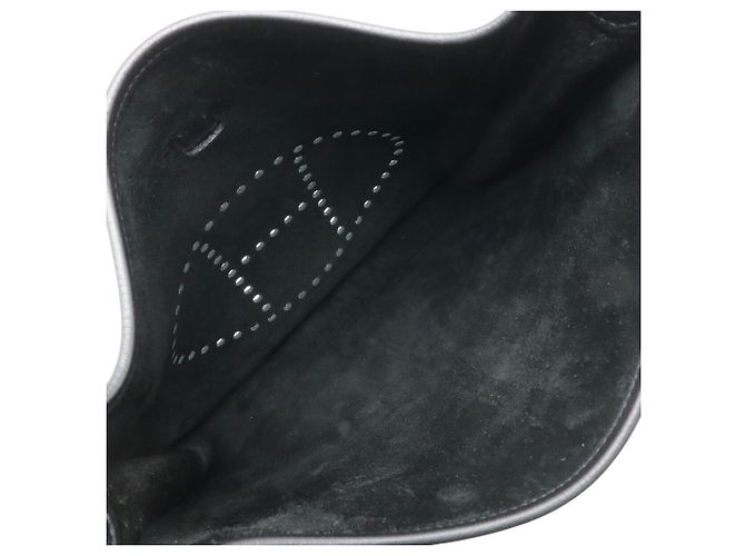 Borsa a Spalla Hermès Evelyne II 2 PM Nero - vista 7