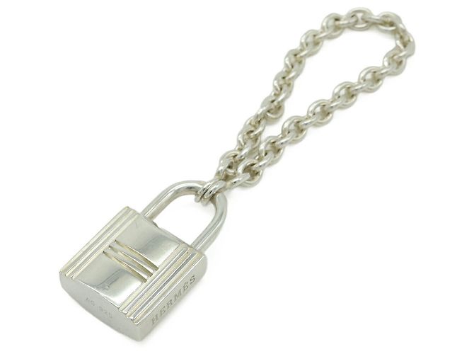 Hermès Cadena Silberner Schlüsselanhänger - Ansicht 2