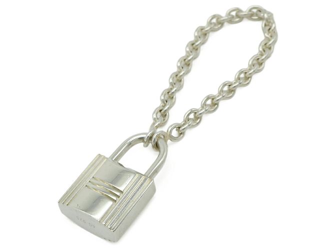 Hermès Cadena Silberner Schlüsselanhänger - Ansicht 3