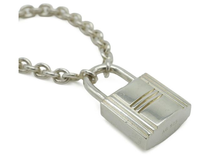 Hermès Cadena Silberner Schlüsselanhänger - Ansicht 4