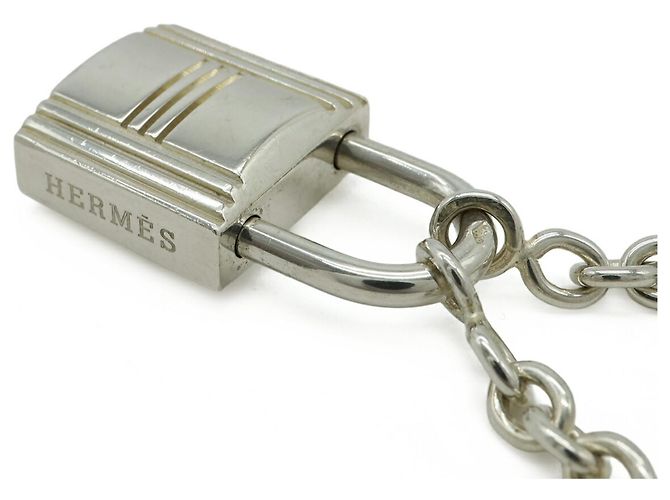 Hermès Cadena Silberner Schlüsselanhänger - Ansicht 5