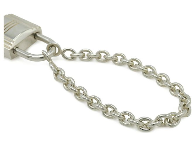 Hermès Cadena Silberner Schlüsselanhänger - Ansicht 6