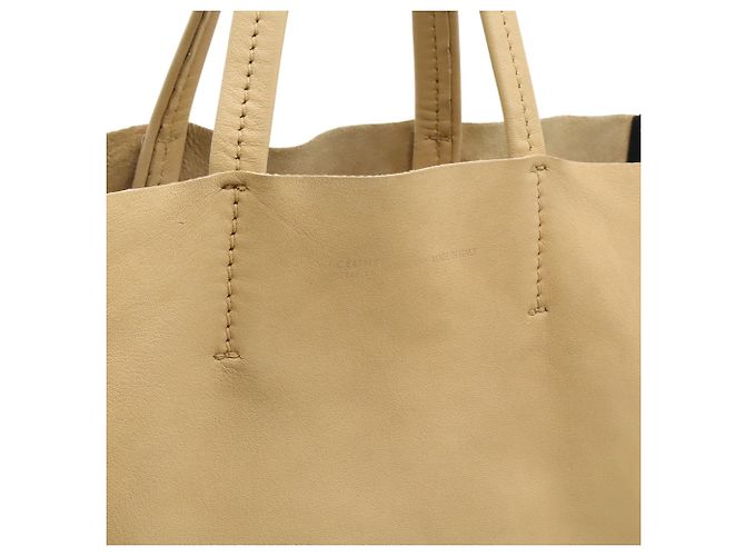 Cabas Céline Celine Bicolor Horizontal Tote Bag Schwarz Beige - Ansicht 10