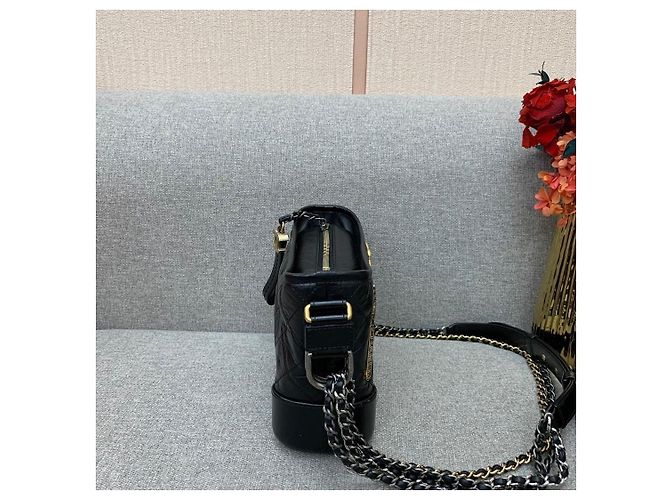 Chanel Zaino Metropolitan Series Piccolo Nero Oro - vista 3