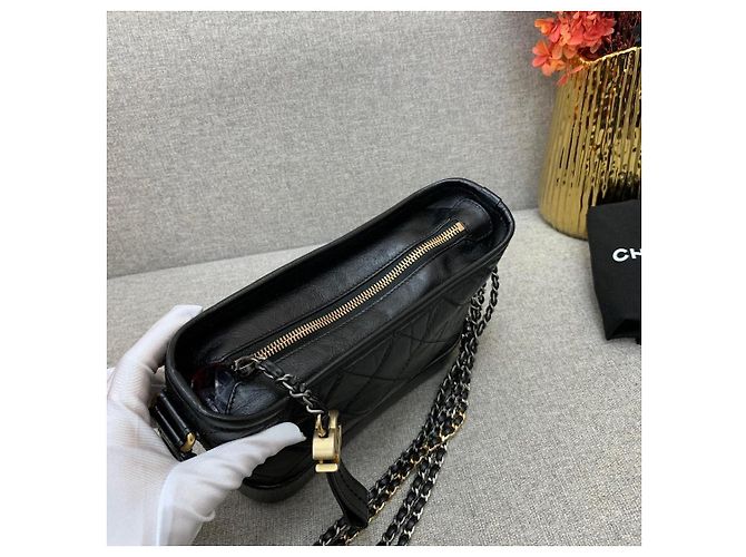 Chanel Zaino Metropolitan Series Piccolo Nero Oro - vista 7