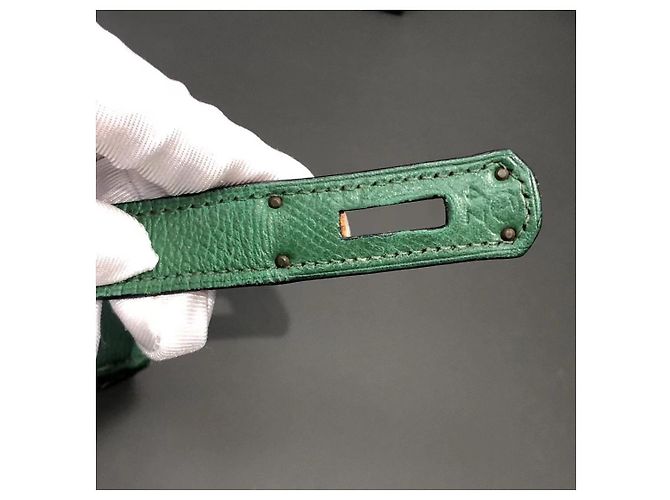 Hermès Kelly Sport Verde Smeraldo Pelle Epsom GM - vista 5