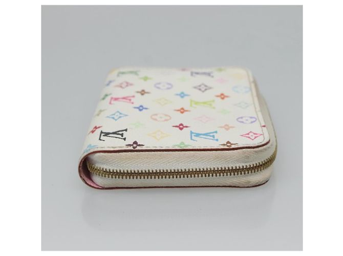 Louis Vuitton Porte-Monnaie Zippy Monogram Multicolor Bianco - vista 3