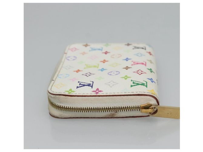 Louis Vuitton Porte-Monnaie Zippy Monogram Multicolor Bianco - vista 4
